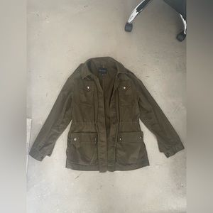 Army green banana republic jacket